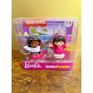 Little People Barbie Sleepover Pajama Girls 2 Figure Set. Fisher-Price. NEW.
